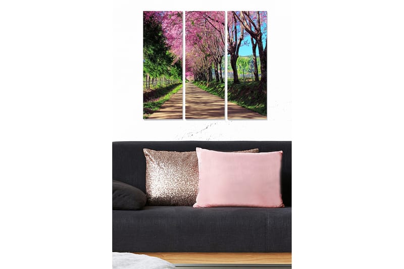 DEKORATIV MDF-MÅLNING 3-Delar 20x50 cm Flerfärgad - Inredning & dekor - Tavlor & konst - Canvastavla