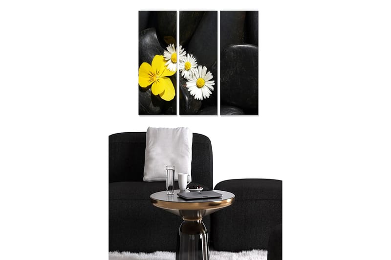 DEKORATIV MDF-MÅLNING 3-Delar 20x50 cm Flerfärgad - Inredning & dekor - Tavlor & konst - Canvastavla