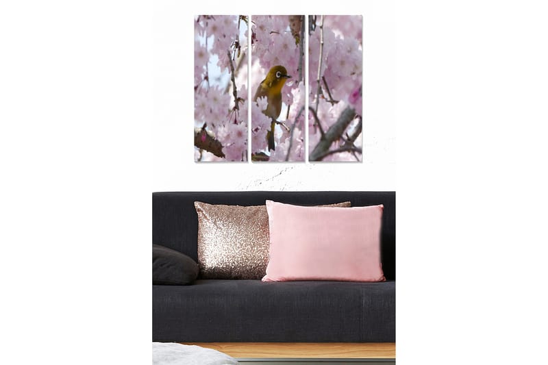 DEKORATIV MDF-MÅLNING 3-Delar 20x50 cm Flerfärgad - Inredning & dekor - Tavlor & konst - Canvastavla