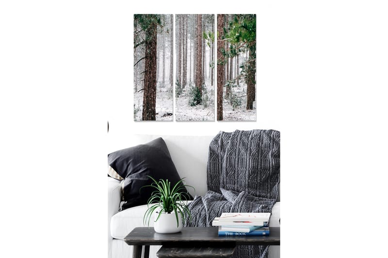 DEKORATIV MDF-MÅLNING 3-Delar 20x50 cm - Inredning & dekor - Tavlor & konst - Canvastavla