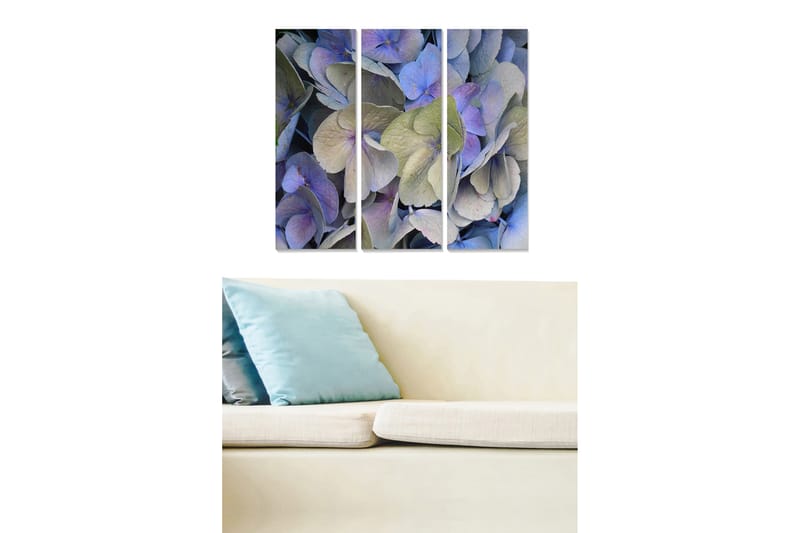 DEKORATIV MDF-MÅLNING 3-Delar 20x50 cm - Inredning & dekor - Tavlor & konst - Canvastavla