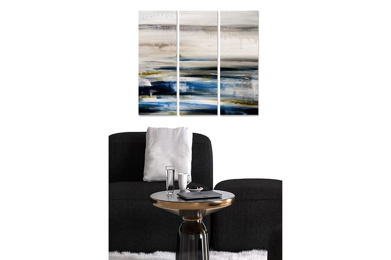 DEKORATIV MDF-MÅLNING 3-Delar 20x50 cm - Inredning & dekor - Tavlor & konst - Canvastavla