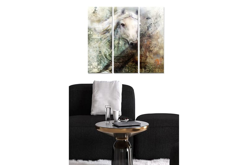 DEKORATIV MDF-MÅLNING 3-Delar 20x50 cm - Inredning & dekor - Tavlor & konst - Canvastavla