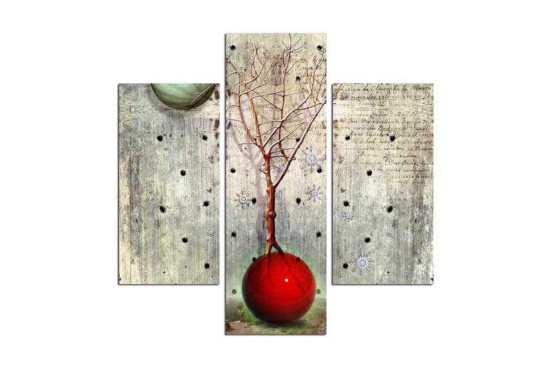 Dekorativ MDF-målning 3 Delar - Flerfärgad - Inredning & dekor - Tavlor & konst - Canvastavla