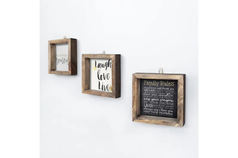 Dekorativ MDF-målning 3 Delar - Flerfärgad - Inredning & dekor - Tavlor & konst - Canvastavla