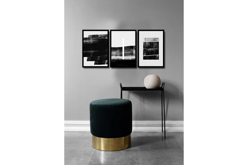 Dekorativ MDF-målning 3 Delar - Flerfärgad - Inredning & dekor - Tavlor & konst - Canvastavla