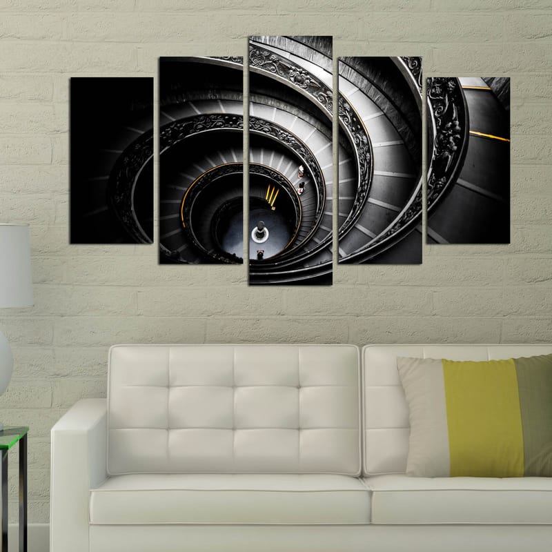 DEKORATIV MDF-MÅLNING 5-Delar 20x60 cm Flerfärgad - Inredning & dekor - Tavlor & konst - Canvastavla