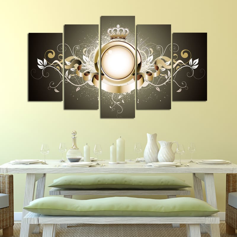 DEKORATIV MDF-MÅLNING 5-Delar 20x60 cm Flerfärgad - Inredning & dekor - Tavlor & konst - Canvastavla