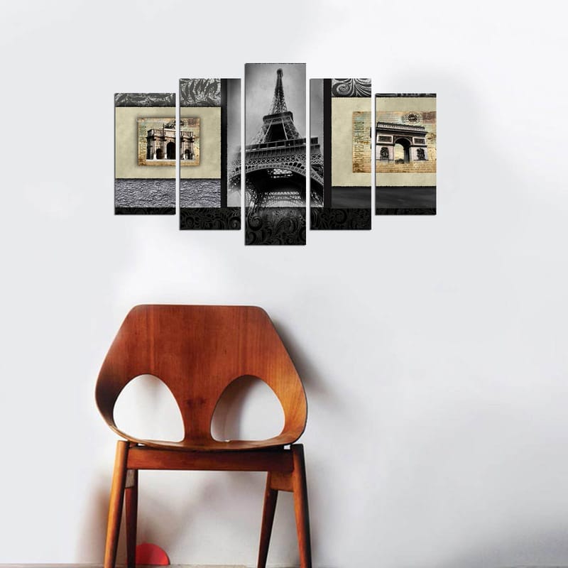 DEKORATIV MDF-MÅLNING 5-Delar 20x60 cm Flerfärgad - Inredning & dekor - Tavlor & konst - Canvastavla