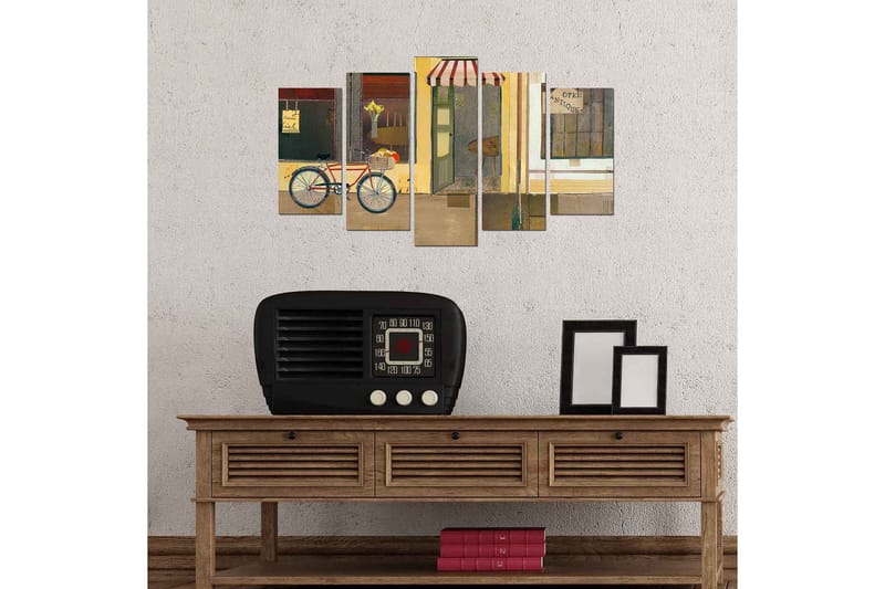 DEKORATIV MDF-MÅLNING 5-Delar 20x60 cm Flerfärgad - Inredning & dekor - Tavlor & konst - Canvastavla