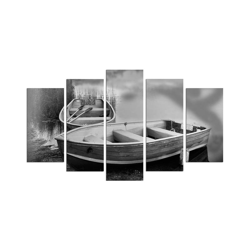 DEKORATIV MDF-MÅLNING 5-Delar 20x60 cm Flerfärgad - Inredning & dekor - Tavlor & konst - Canvastavla