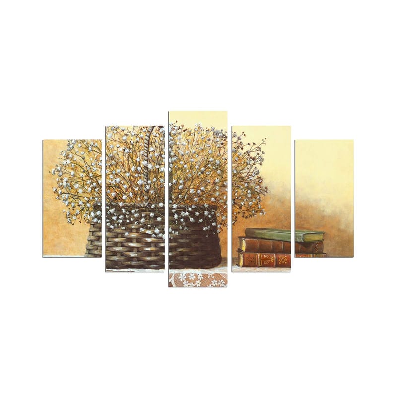 DEKORATIV MDF-MÅLNING 5-Delar 20x60 cm Flerfärgad - Inredning & dekor - Tavlor & konst - Canvastavla