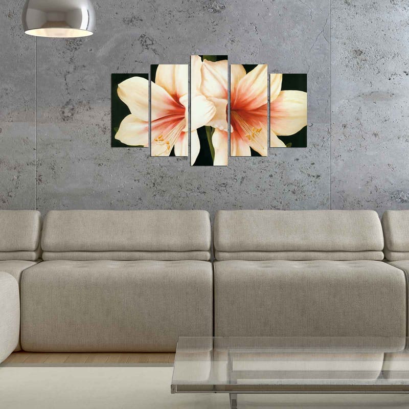 DEKORATIV MDF-MÅLNING 5-Delar 20x60 cm Flerfärgad - Inredning & dekor - Tavlor & konst - Canvastavla