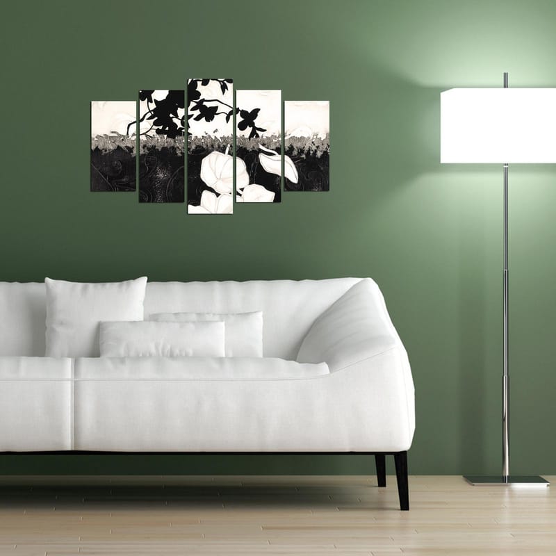 DEKORATIV MDF-MÅLNING 5-Delar 20x60 cm Flerfärgad - Inredning & dekor - Tavlor & konst - Canvastavla