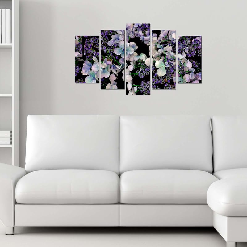 DEKORATIV MDF-MÅLNING 5-Delar 20x60 cm Flerfärgad - Inredning & dekor - Tavlor & konst - Canvastavla