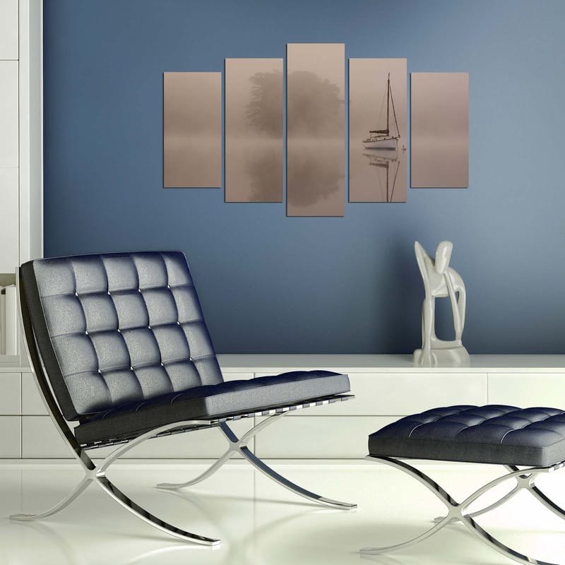 DEKORATIV MDF-MÅLNING 5-Delar 20x60 cm Flerfärgad - Inredning & dekor - Tavlor & konst - Canvastavla