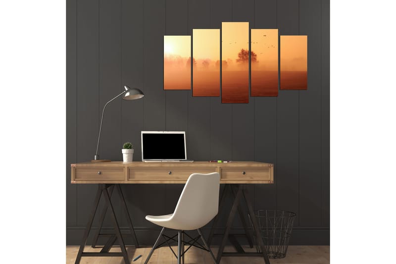DEKORATIV MDF-MÅLNING 5-Delar 20x60 cm Flerfärgad - Inredning & dekor - Tavlor & konst - Canvastavla