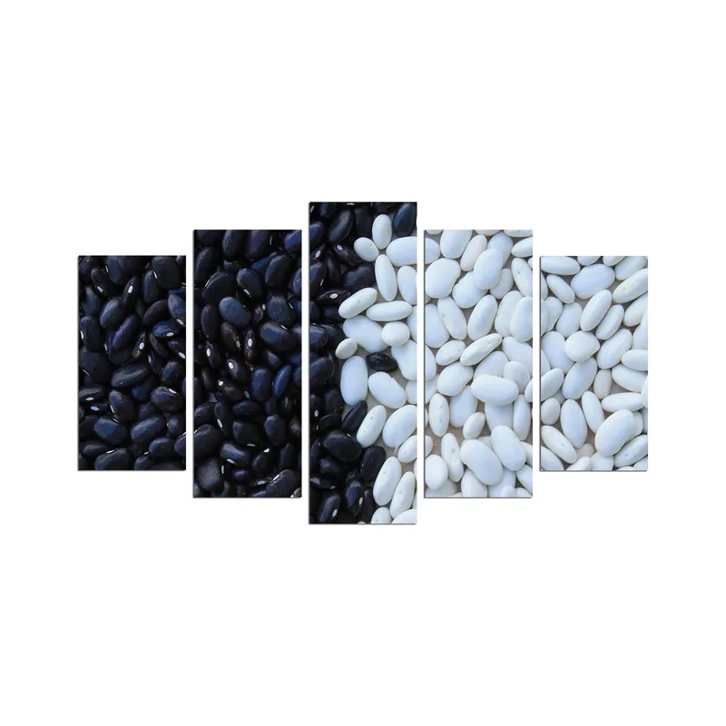 Dekorativ MDF-målning 5-Delar 20x60 cm - Flerfärgad - Inredning & dekor - Tavlor & konst - Canvastavla