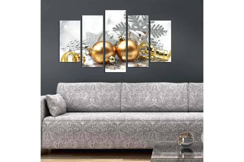 Dekorativ MDF-målning 5-Delar 20x60 cm, Flerfärgad