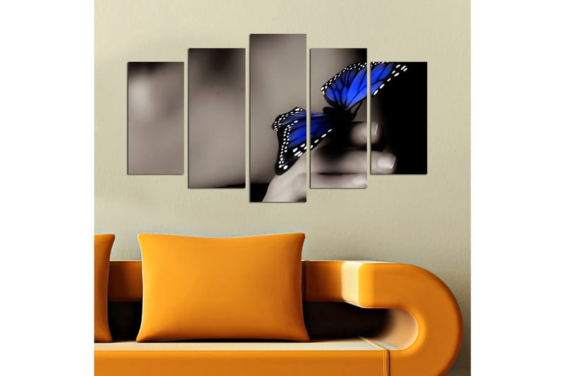 Dekorativ MDF-målning 5-Delar 20x60 cm - Flerfärgad - Inredning & dekor - Tavlor & konst - Canvastavla