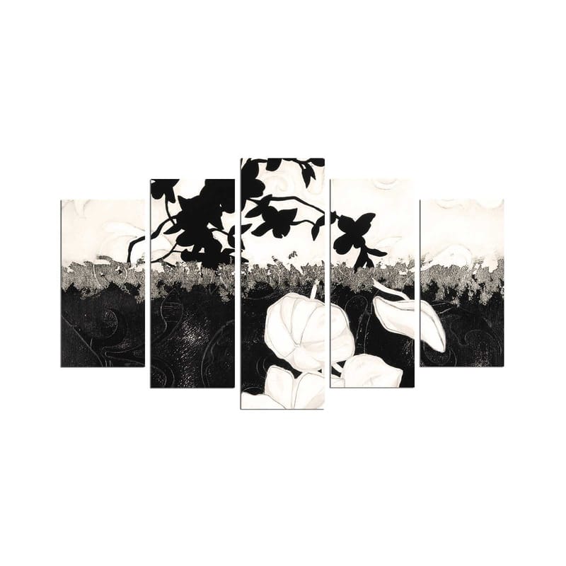 Dekorativ MDF-målning 5-Delar 20x60 cm, Flerfärgad