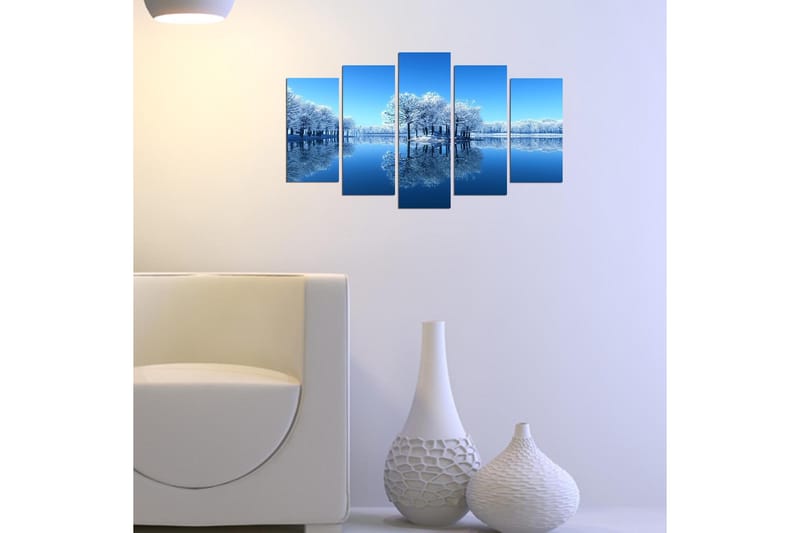 Dekorativ MDF-målning 5-Delar 20x60 cm - Flerfärgad - Inredning & dekor - Tavlor & konst - Canvastavla