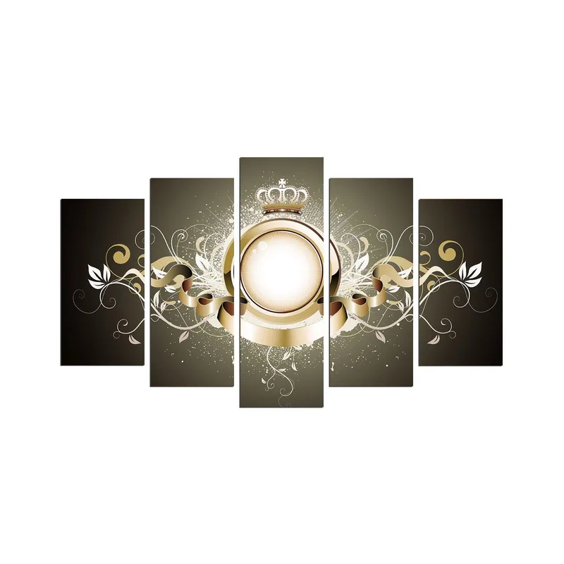 Dekorativ MDF-målning 5-Delar 20x60 cm, Flerfärgad