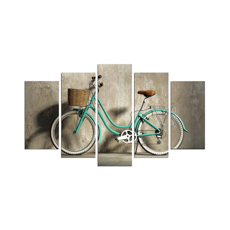 Dekorativ MDF-målning 5-Delar 20x60 cm, Flerfärgad