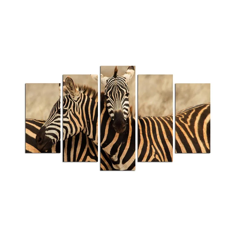 Dekorativ MDF-målning 5-Delar 20x60 cm, Flerfärgad