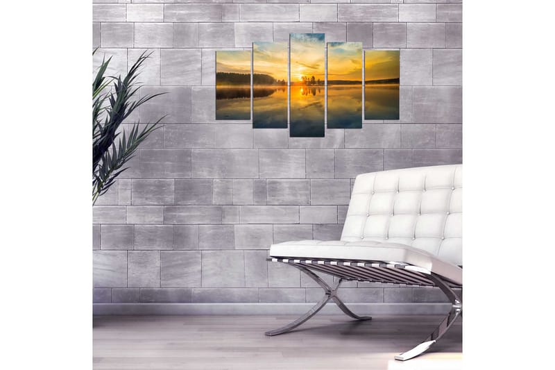 Dekorativ MDF-målning 5-Delar 20x60 cm - Flerfärgad - Inredning & dekor - Tavlor & konst - Canvastavla