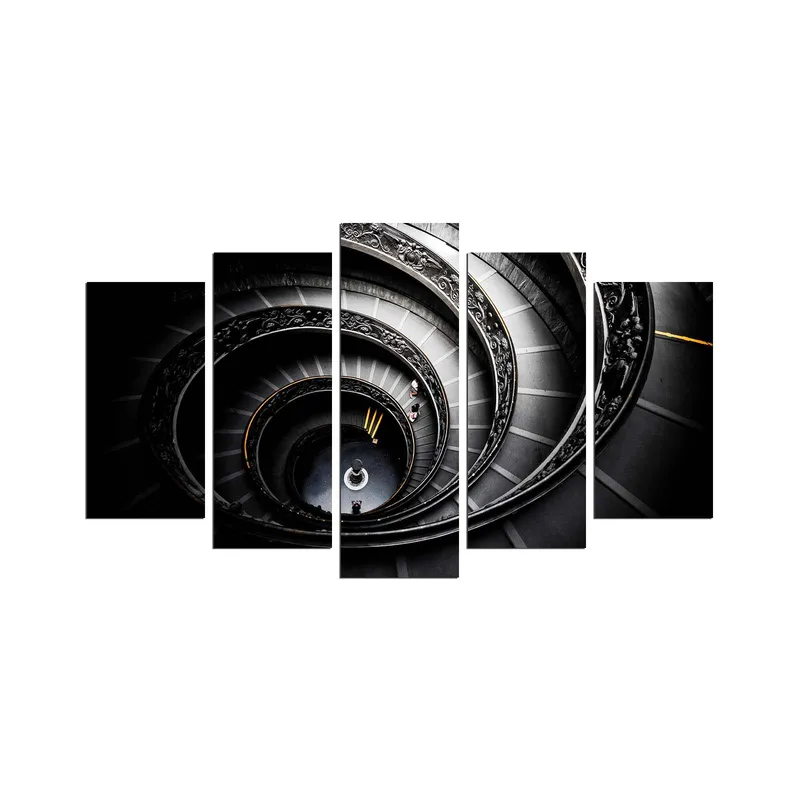 Dekorativ MDF-målning 5-Delar 20x60 cm, Flerfärgad