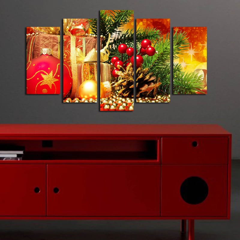 DEKORATIV MDF-MÅLNING 5-Delar 20x60 cm - Inredning & dekor - Tavlor & konst - Canvastavla