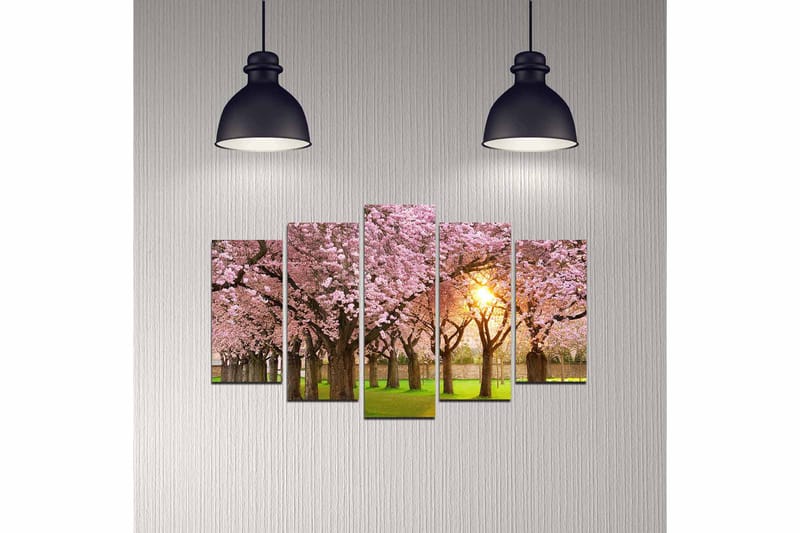 DEKORATIV MDF-MÅLNING 5-Delar 20x60 cm - Inredning & dekor - Tavlor & konst - Canvastavla