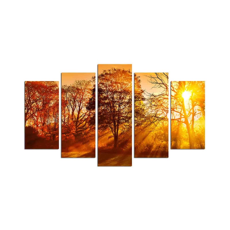 DEKORATIV MDF-MÅLNING 5-Delar 20x60 cm - Inredning & dekor - Tavlor & konst - Canvastavla