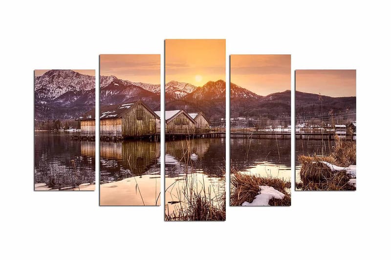 DEKORATIV MDF-MÅLNING 5-Delar 20x60 cm - Inredning & dekor - Tavlor & konst - Canvastavla