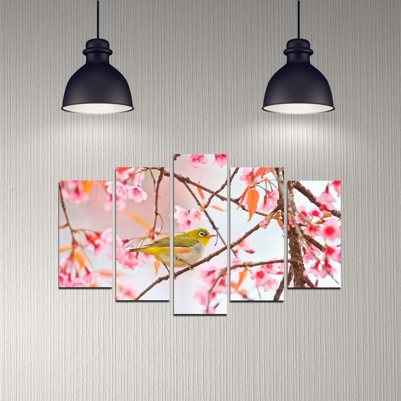 DEKORATIV MDF-MÅLNING 5-Delar 20x60 cm - Inredning & dekor - Tavlor & konst - Canvastavla