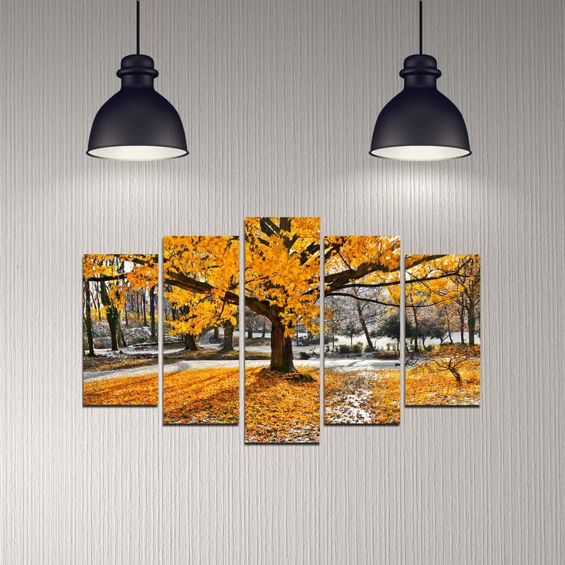 DEKORATIV MDF-MÅLNING 5-Delar 20x60 cm - Inredning & dekor - Tavlor & konst - Canvastavla