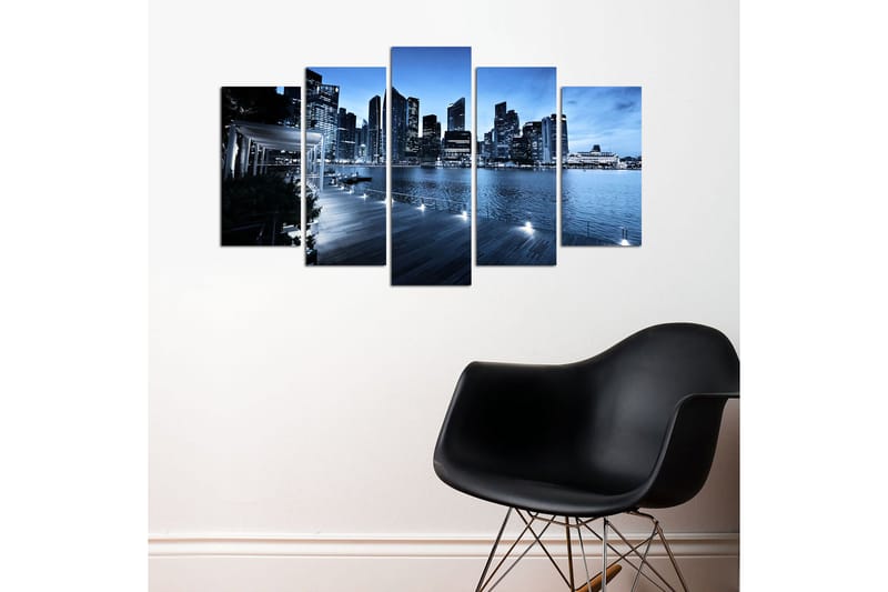 DEKORATIV MDF-MÅLNING 5-Delar 20x60 cm - Inredning & dekor - Tavlor & konst - Canvastavla