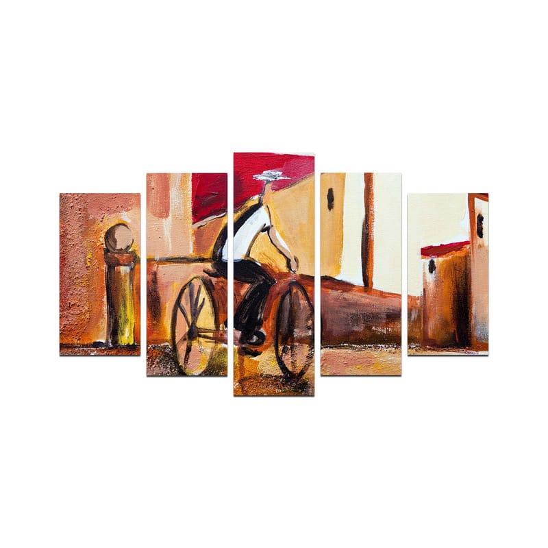 DEKORATIV MDF-MÅLNING 5-Delar 20x60 cm - Inredning & dekor - Tavlor & konst - Canvastavla