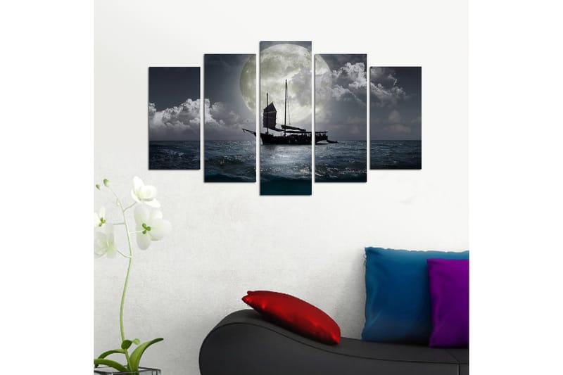 DEKORATIV MDF-MÅLNING 5-Delar 20x60 cm - Inredning & dekor - Tavlor & konst - Canvastavla