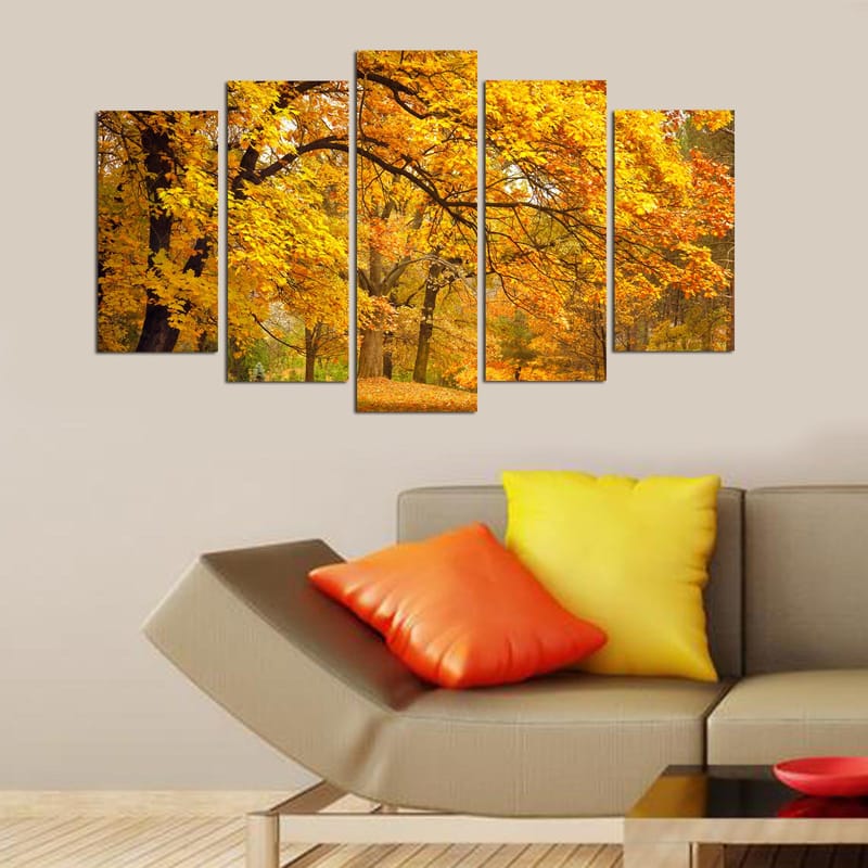 DEKORATIV MDF-MÅLNING 5-Delar 20x60 cm - Inredning & dekor - Tavlor & konst - Canvastavla