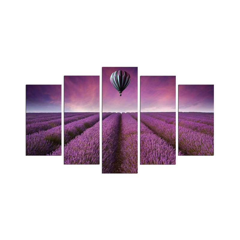 DEKORATIV MDF-MÅLNING 5-Delar 20x60 cm - Inredning & dekor - Tavlor & konst - Canvastavla