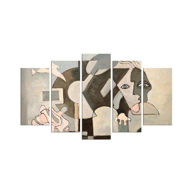 DEKORATIV MDF-MÅLNING 5-Delar 20x60 cm - Inredning & dekor - Tavlor & konst - Canvastavla