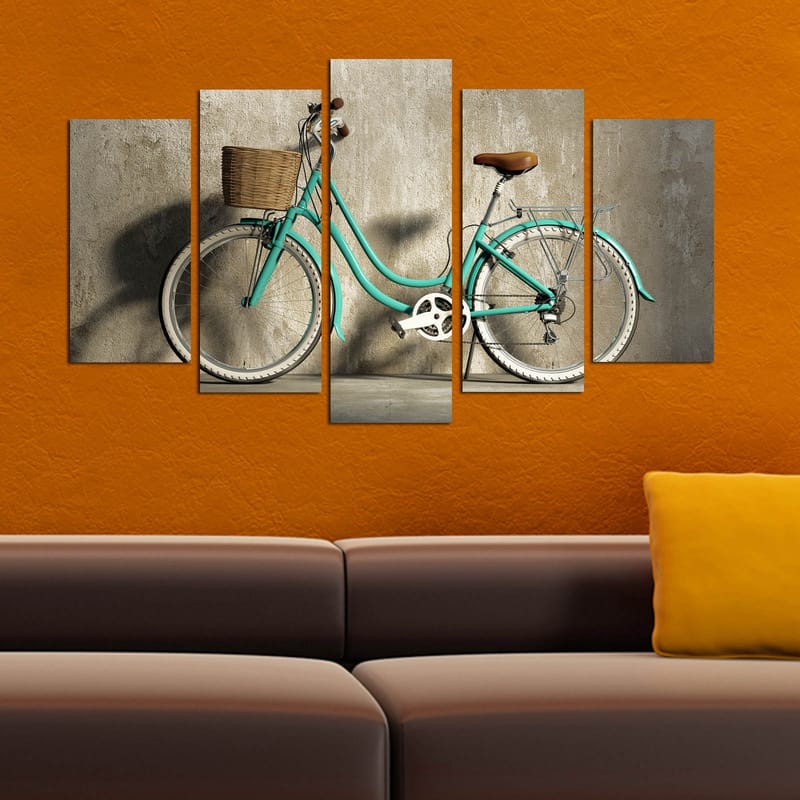 DEKORATIV MDF-MÅLNING 5-Delar 20x60 cm - Inredning & dekor - Tavlor & konst - Canvastavla