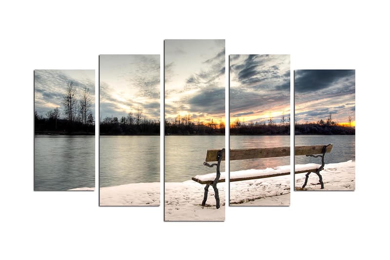 DEKORATIV MDF-MÅLNING 5-Delar 20x60 cm - Inredning & dekor - Tavlor & konst - Canvastavla