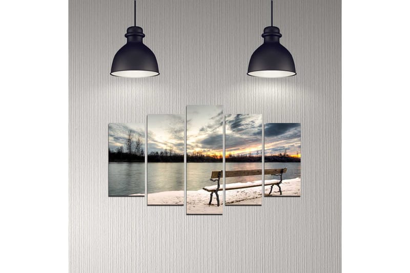 DEKORATIV MDF-MÅLNING 5-Delar 20x60 cm - Inredning & dekor - Tavlor & konst - Canvastavla