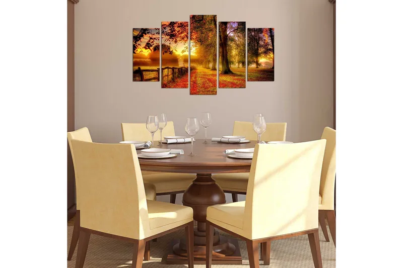 Dekorativ MDF-målning 5 Delar - Flerfärgad - Inredning & dekor - Tavlor & konst - Canvastavla