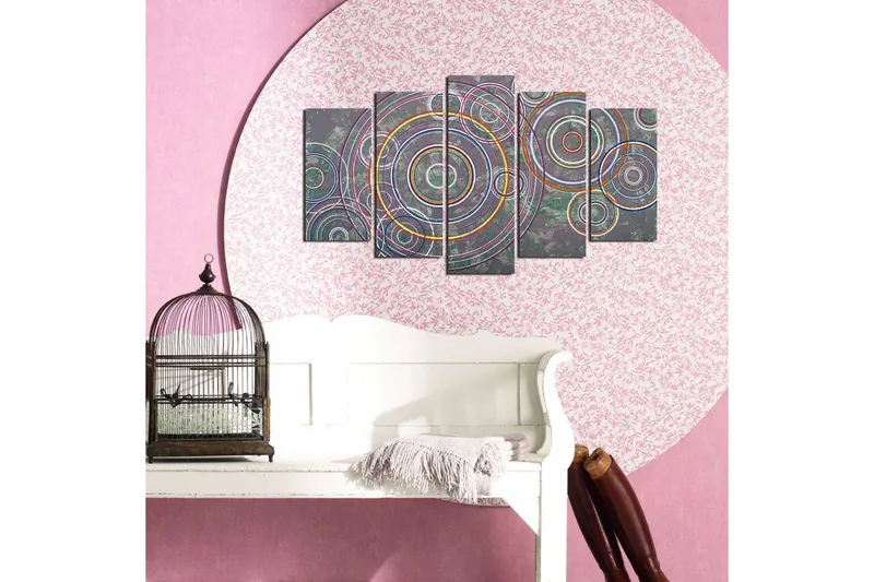 Dekorativ MDF-målning 5 Delar - Flerfärgad - Inredning & dekor - Tavlor & konst - Canvastavla