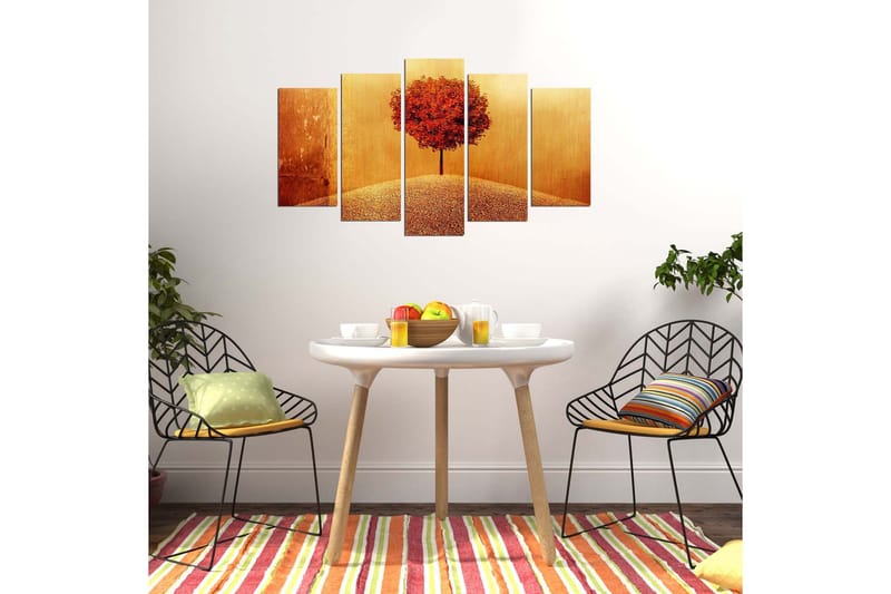 Dekorativ MDF-målning 5 Delar - Flerfärgad - Inredning & dekor - Tavlor & konst - Canvastavla