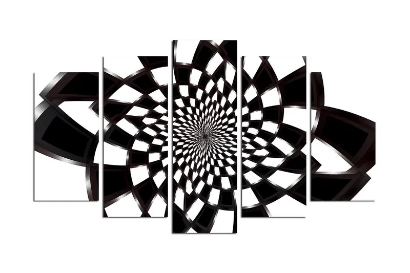 Dekorativ MDF-målning 5 Delar - Flerfärgad - Inredning & dekor - Tavlor & konst - Canvastavla